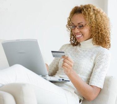 Woman Shopping Online